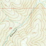 United States Geological Survey Franklin Hill, OR (1968, 24000-Scale) digital map