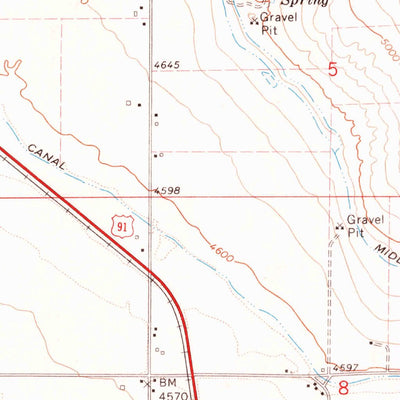 United States Geological Survey Franklin, ID (1969, 24000-Scale) digital map
