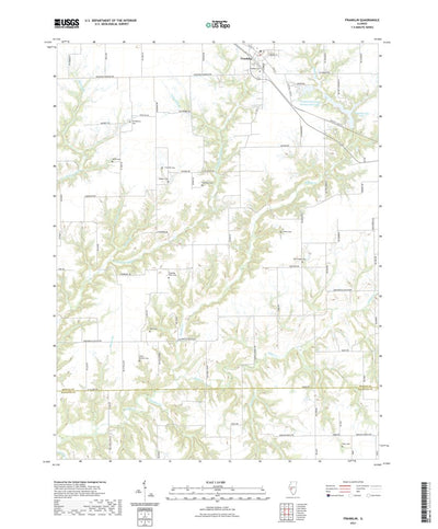 United States Geological Survey Franklin, IL (2021, 24000-Scale) digital map