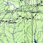 United States Geological Survey Franklin, IN (1942, 125000-Scale) digital map