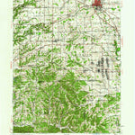 United States Geological Survey Franklin, IN (1947, 62500-Scale) digital map