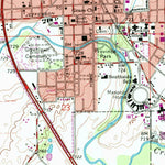 United States Geological Survey Franklin, IN (1961, 24000-Scale) digital map
