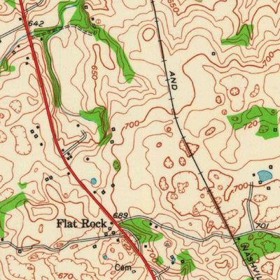 United States Geological Survey Franklin, KY-TN (1951, 24000-Scale) digital map