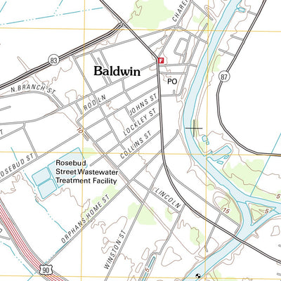 United States Geological Survey Franklin, LA (2012, 24000-Scale) digital map