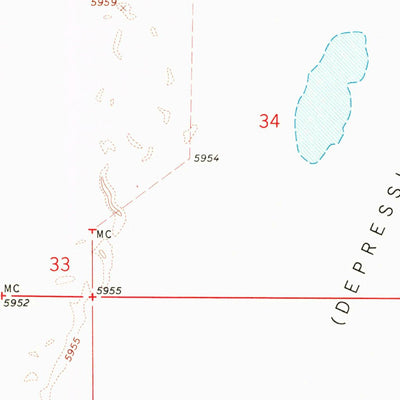 United States Geological Survey Franklin Lake NE, NV (1968, 24000-Scale) digital map