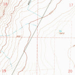 United States Geological Survey Franklin Lake NE, NV (1968, 24000-Scale) digital map
