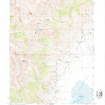 United States Geological Survey Franklin Lake NW, NV (1969, 24000-Scale) digital map