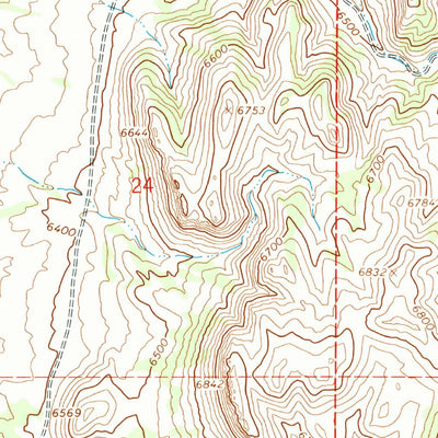 United States Geological Survey Franklin Lake SE, NV (1968, 24000-Scale) digital map