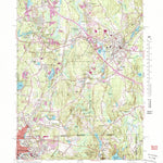 United States Geological Survey Franklin, MA-RI (1964, 24000-Scale) digital map