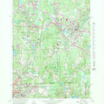 United States Geological Survey Franklin, MA-RI (1964, 25000-Scale) digital map