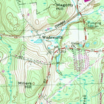 United States Geological Survey Franklin, MA-RI (1964, 25000-Scale) digital map