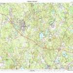 United States Geological Survey Franklin, MA-RI (1987, 25000-Scale) digital map