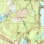 United States Geological Survey Franklin, MA-RI (1987, 25000-Scale) digital map