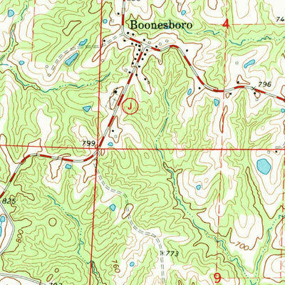 United States Geological Survey Franklin, MO (1971, 24000-Scale) digital map