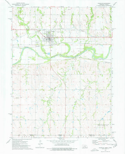 United States Geological Survey Franklin, NE-KS (1974, 24000-Scale) digital map