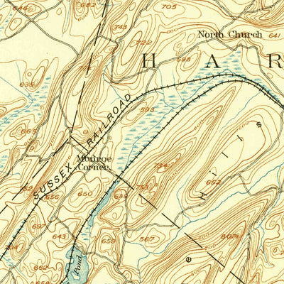 United States Geological Survey Franklin, NJ (1894, 62500-Scale) digital map
