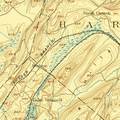 United States Geological Survey Franklin, NJ (1897, 62500-Scale) digital map