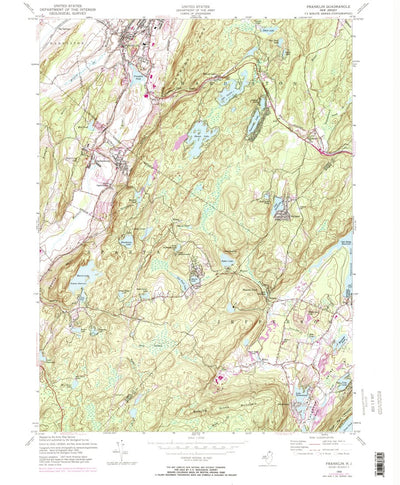 United States Geological Survey Franklin, NJ (1954, 24000-Scale) digital map