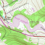 United States Geological Survey Franklin, NY (1943, 24000-Scale) digital map