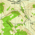 United States Geological Survey Franklin, NY (1945, 31680-Scale) digital map