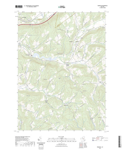 United States Geological Survey Franklin, NY (2023, 24000-Scale) digital map