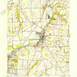 United States Geological Survey Franklin, OH (1951, 24000-Scale) digital map