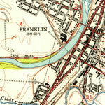 United States Geological Survey Franklin, OH (1951, 24000-Scale) digital map
