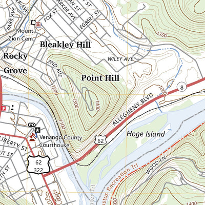 United States Geological Survey Franklin, PA (2023, 24000-Scale) digital map