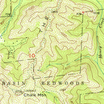 United States Geological Survey Franklin Point, CA (1955, 24000-Scale) digital map