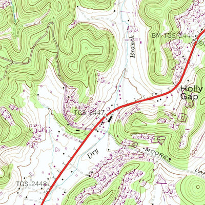 United States Geological Survey Franklin, TN (1949, 24000-Scale) digital map