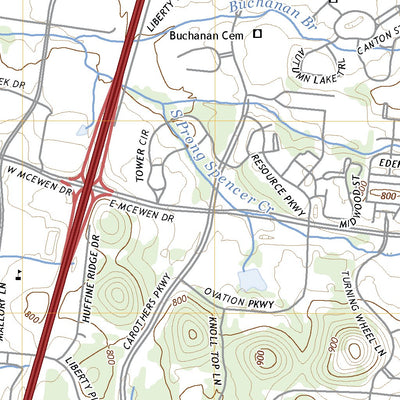 United States Geological Survey Franklin, TN (2022, 24000-Scale) digital map
