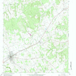 United States Geological Survey Franklin, TX (1965, 24000-Scale) digital map