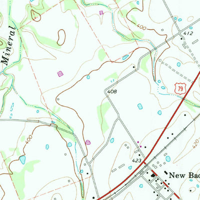 United States Geological Survey Franklin, TX (1965, 24000-Scale) digital map