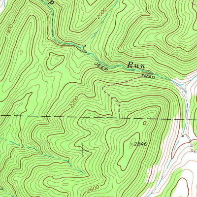 United States Geological Survey Franklin, WV (1969, 24000-Scale) digital map