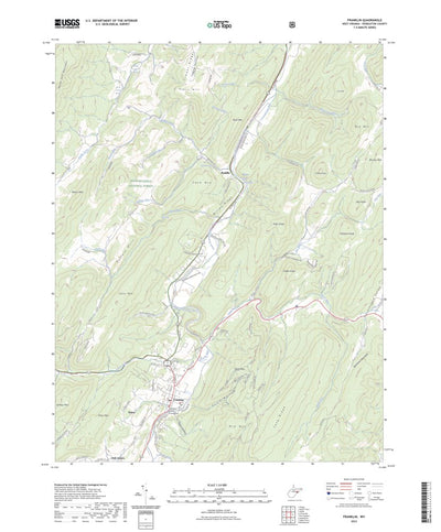 United States Geological Survey Franklin, WV (2023, 24000-Scale) digital map