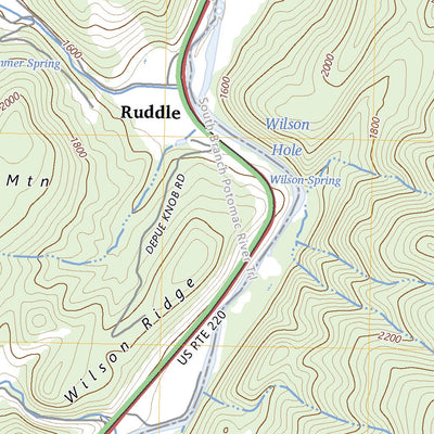United States Geological Survey Franklin, WV (2023, 24000-Scale) digital map