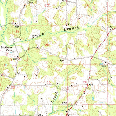 United States Geological Survey Franklinton, LA (1958, 62500-Scale) digital map
