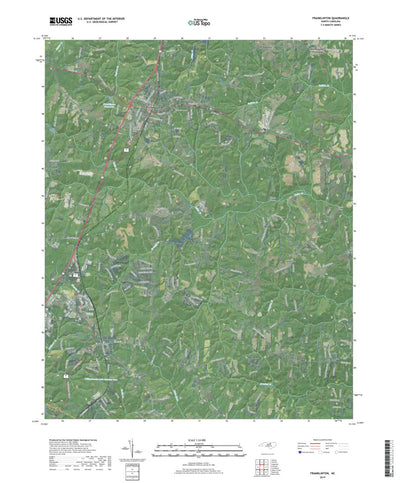 United States Geological Survey Franklinton, NC (2019, 24000-Scale) digital map