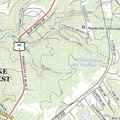 United States Geological Survey Franklinton, NC (2022, 24000-Scale) digital map