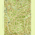United States Geological Survey Franklinville, NY (1942, 62500-Scale) digital map