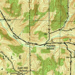 United States Geological Survey Franklinville, NY (1942, 62500-Scale) digital map
