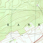 United States Geological Survey Franklinville, PA (1994, 24000-Scale) digital map