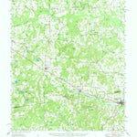 United States Geological Survey Frankston, TX (1949, 62500-Scale) digital map