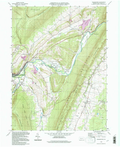 United States Geological Survey Frankstown, PA (1994, 24000-Scale) digital map