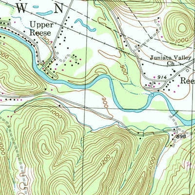United States Geological Survey Frankstown, PA (1994, 24000-Scale) digital map