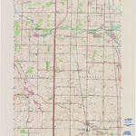 United States Geological Survey Franksville, WI (1958, 24000-Scale) digital map
