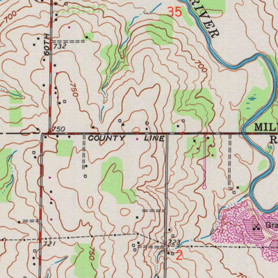 United States Geological Survey Franksville, WI (1958, 24000-Scale) digital map