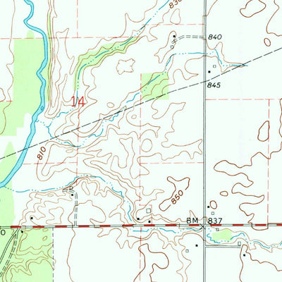 United States Geological Survey Frankton, IN (1962, 24000-Scale) digital map