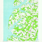 United States Geological Survey Franktown, VA (1943, 24000-Scale) digital map