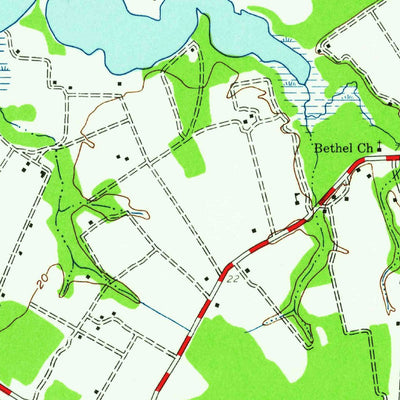 United States Geological Survey Franktown, VA (1943, 24000-Scale) digital map